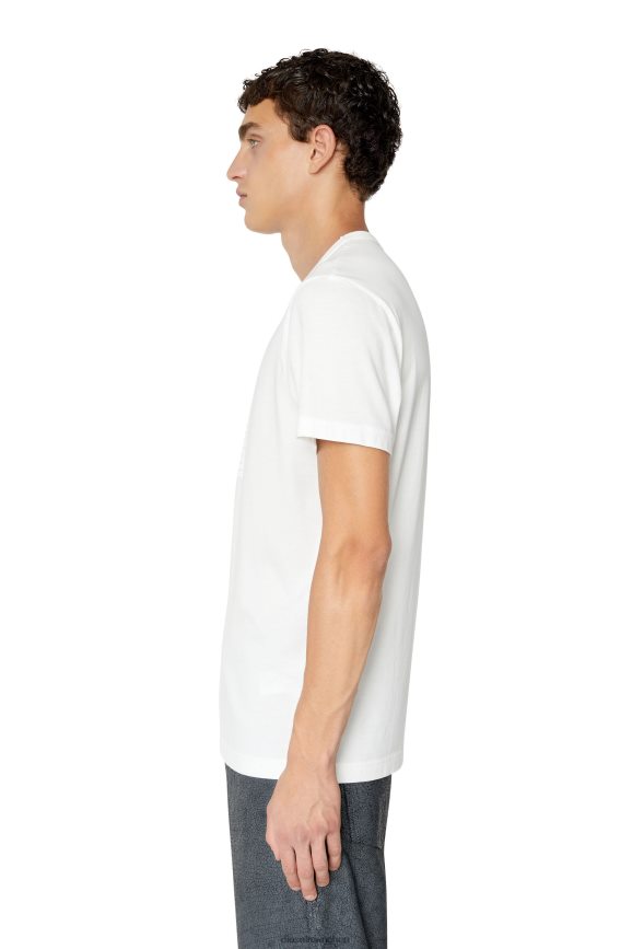 Diesel t-diegor-col Bekleidung Weiss Männer H0VDZ239