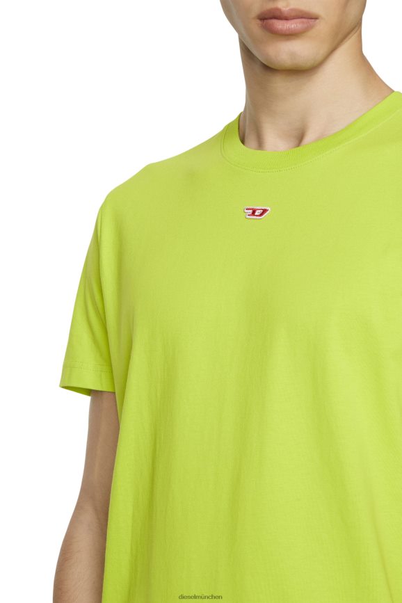 Diesel t-diegor-d Bekleidung grünes Fluo Männer H0VDZ197