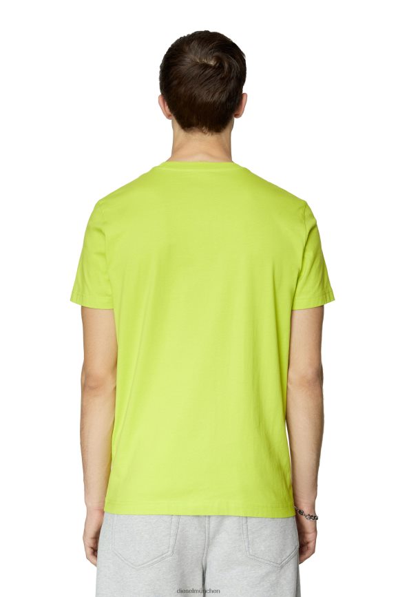 Diesel t-diegor-d Bekleidung grünes Fluo Männer H0VDZ197