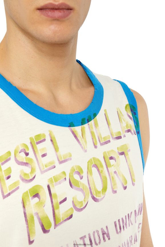 Diesel t-hopfig Bekleidung Weiss Männer H0VDZ215