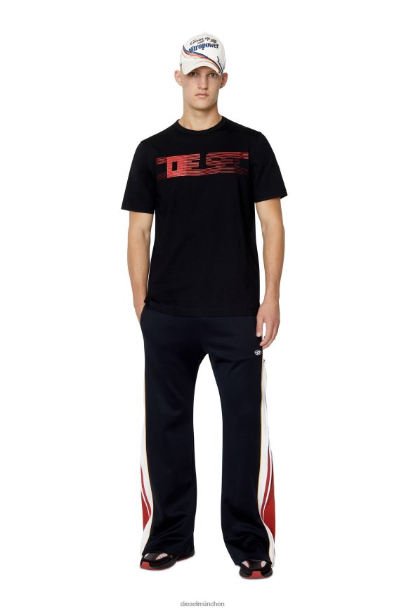 Diesel t-just-e19 Bekleidung Schwarz Männer H0VDZ234