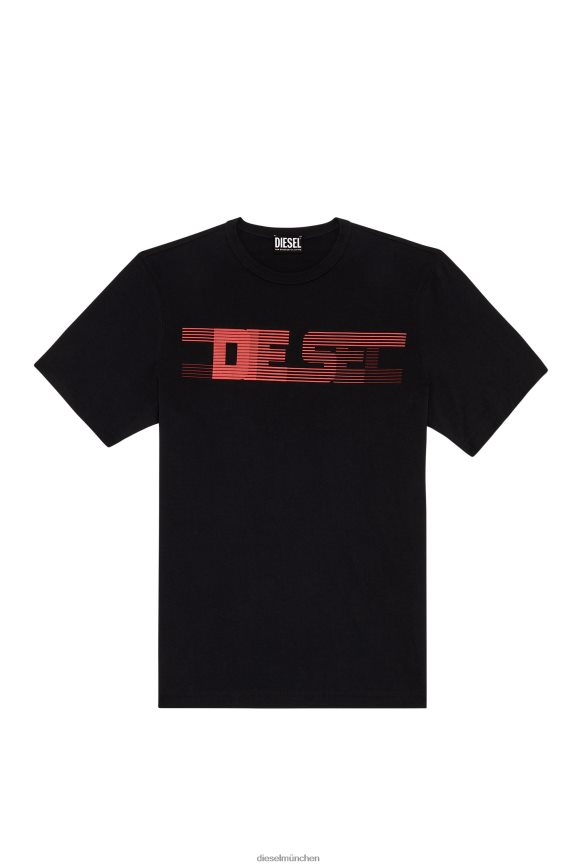 Diesel t-just-e19 Bekleidung Schwarz Männer H0VDZ234