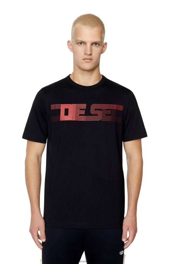 Diesel t-just-e19 Bekleidung Schwarz Männer H0VDZ234
