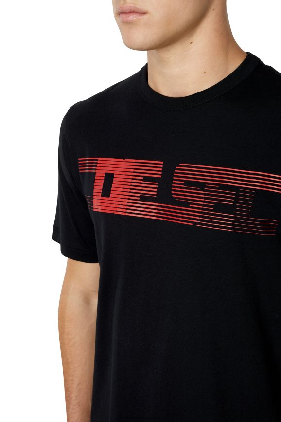 Diesel t-just-e19 Bekleidung Schwarz Männer H0VDZ234