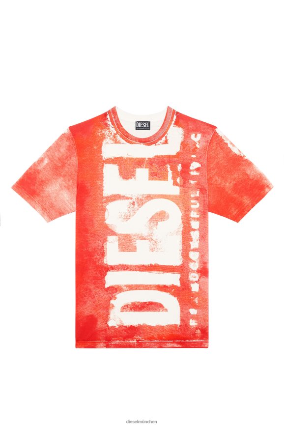 Diesel t-just-g12 Bekleidung Rot Männer H0VDZ184
