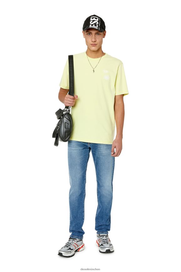 Diesel t-just-g14 Bekleidung gelbes Fluo Männer H0VDZ219