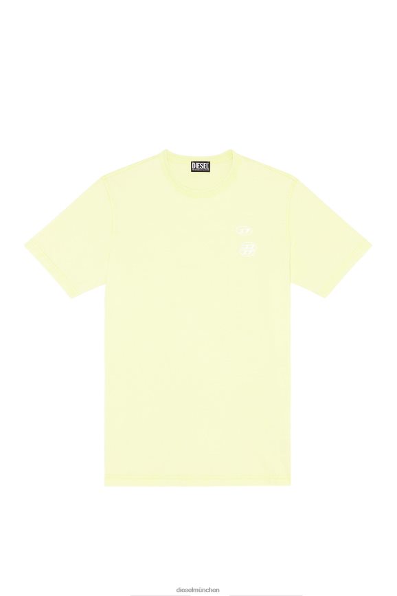 Diesel t-just-g14 Bekleidung gelbes Fluo Männer H0VDZ219
