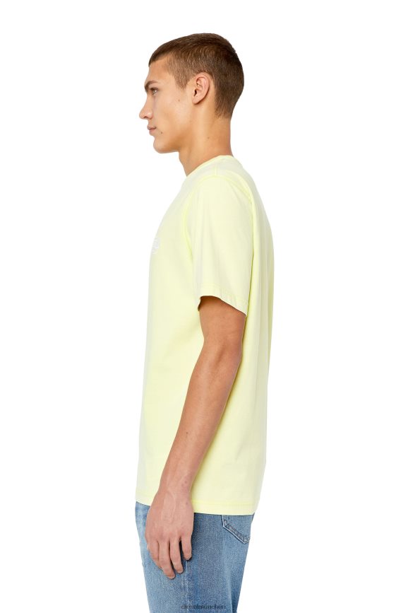 Diesel t-just-g14 Bekleidung gelbes Fluo Männer H0VDZ219
