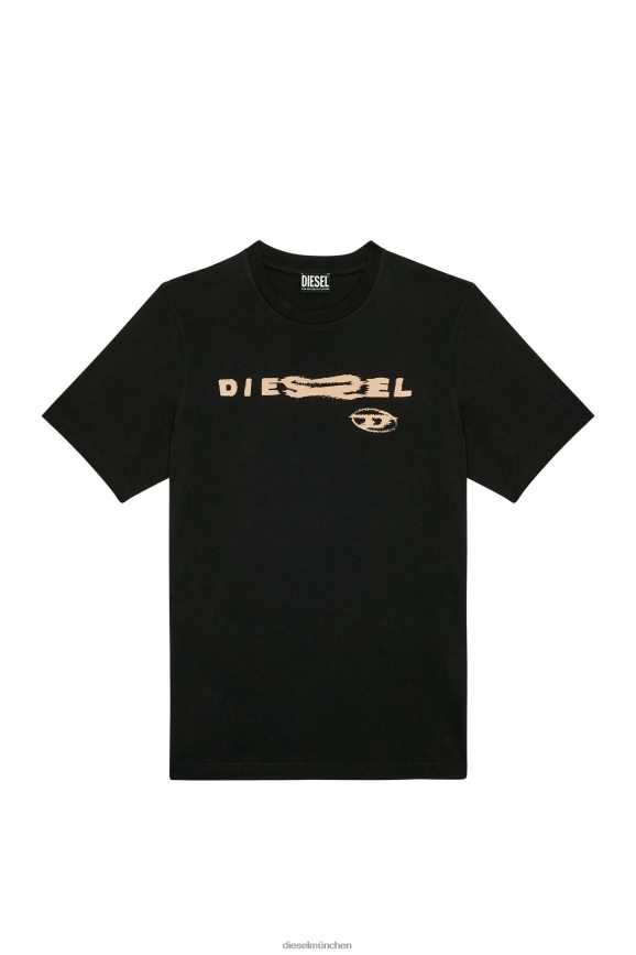 Diesel t-just-g9 Bekleidung Schwarz Männer H0VDZ210