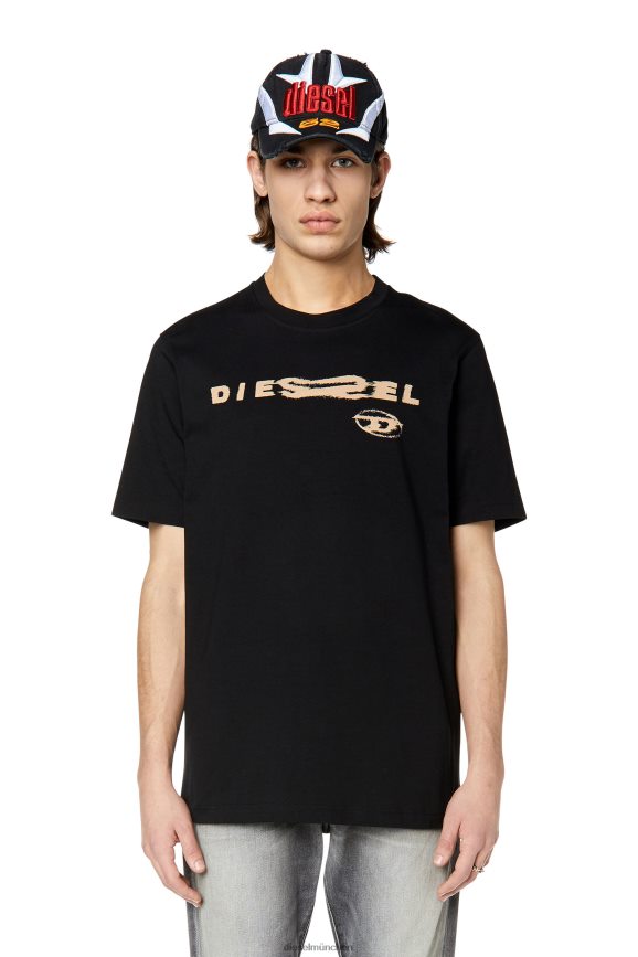 Diesel t-just-g9 Bekleidung Schwarz Männer H0VDZ210
