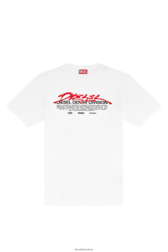 Diesel t-just-l3 Bekleidung Weiss Männer H0VDZ240