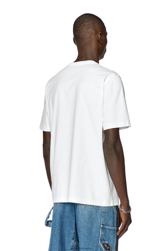 Diesel t-just-l3 Bekleidung Weiss Männer H0VDZ240