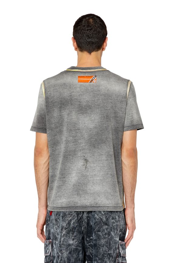 Diesel t-justindi Bekleidung grau Männer H0VDZ231
