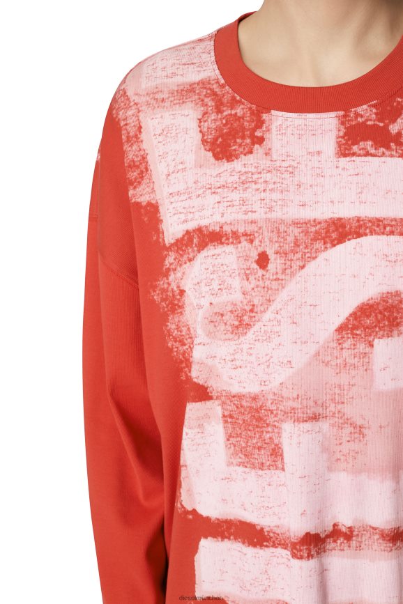 Diesel t-wasrib Bekleidung Rot Männer H0VDZ206