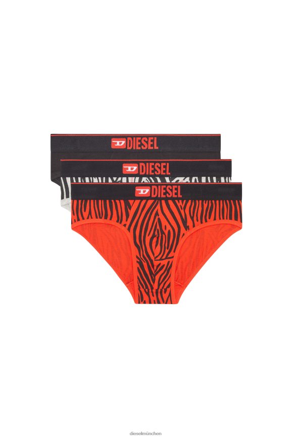 Diesel umbr-andre threepack Bekleidung Schwarz Rot Männer H0VDZ454