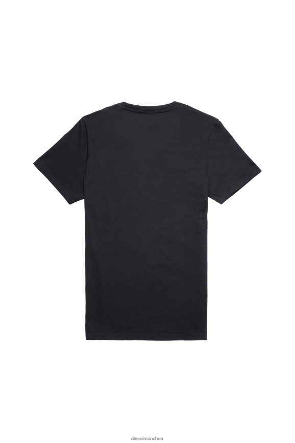 Diesel umtee-michael-tube-twopack Bekleidung Schwarz Männer H0VDZ440