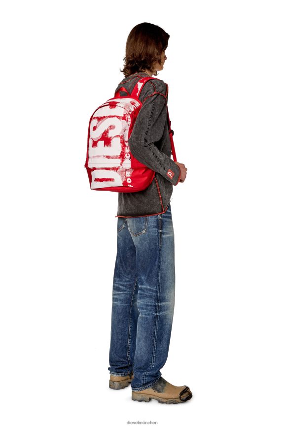 Diesel Rave-Rucksack x Zubehörteil Rot Männer H0VDZ497