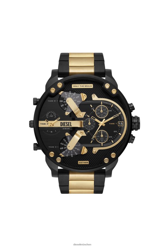 Diesel dz7465 Zubehörteil schwarzes Gold Männer H0VDZ679